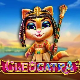 Cleocatra slot logo by Pragmatic Play at Spinju Casino