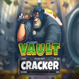 Vault Cracker slot logo by Red Tiger Gaming at Spinju Casino